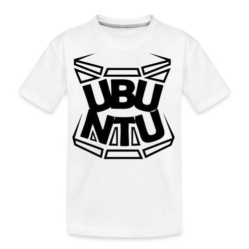 UBUNTU-LOGO-BLK-7 - Kid's Premium Organic T-Shirt
