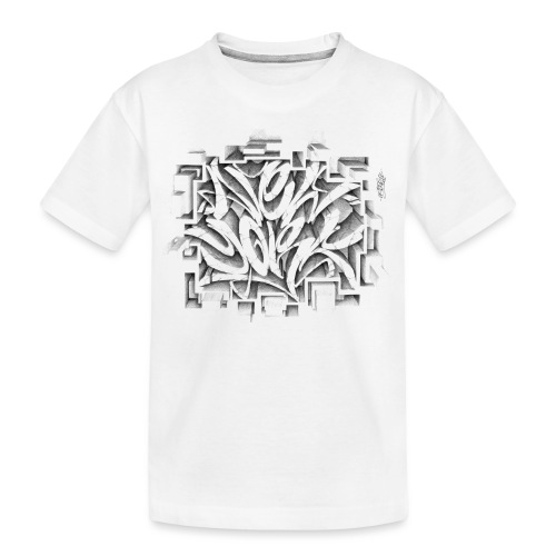 Kostya - NYG Design - REQUIRES WHITE SHIRT COLOR - Kid's Premium Organic T-Shirt