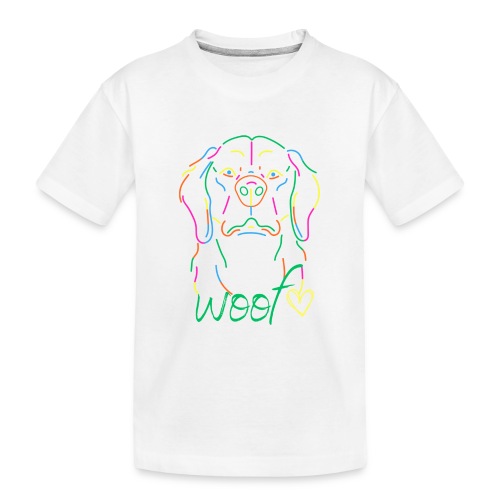 Woof - Kid's Premium Organic T-Shirt