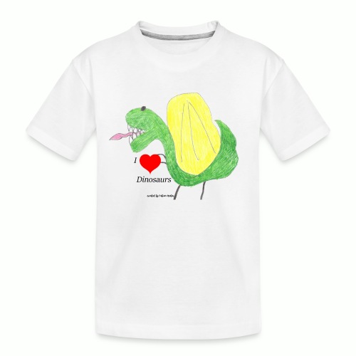 Love Dinosours - Kid's Premium Organic T-Shirt
