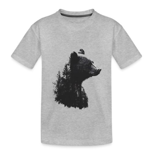 Forest Within the Bear - Kid's Premium Organic T-Shirt