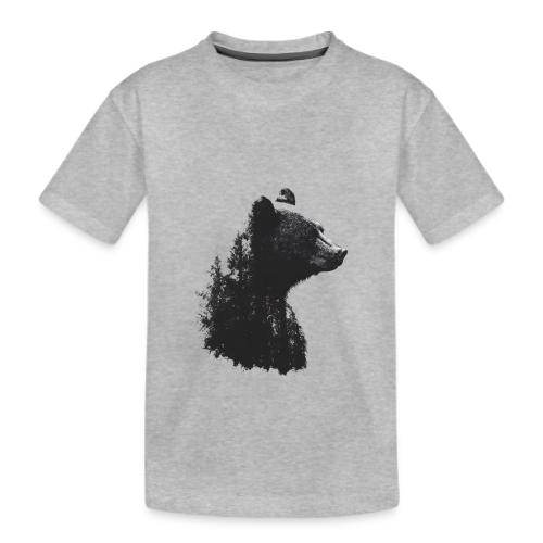 Forest Within the Bear - Kid's Premium Organic T-Shirt