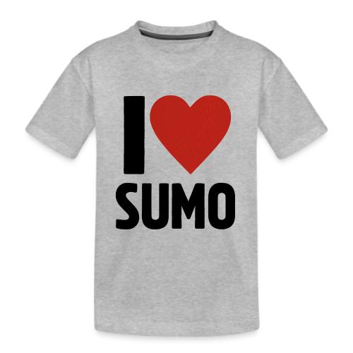 I Love Sumo – Bold Minimalist Sumo Wrestling Fan - Kid's Premium Organic T-Shirt