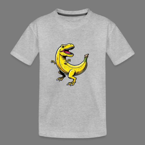 Bananasaurus REX – Funny T-Rex Banana Design - Kid's Premium Organic T-Shirt