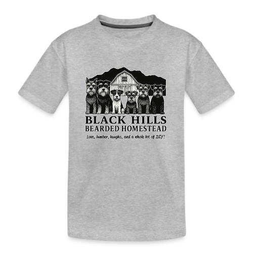 BH Bearded Homestead Logo Merch - Kid's Premium Organic T-Shirt