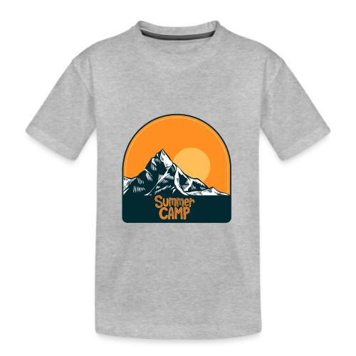 Adventure Summer Camp - Kid's Premium Organic T-Shirt