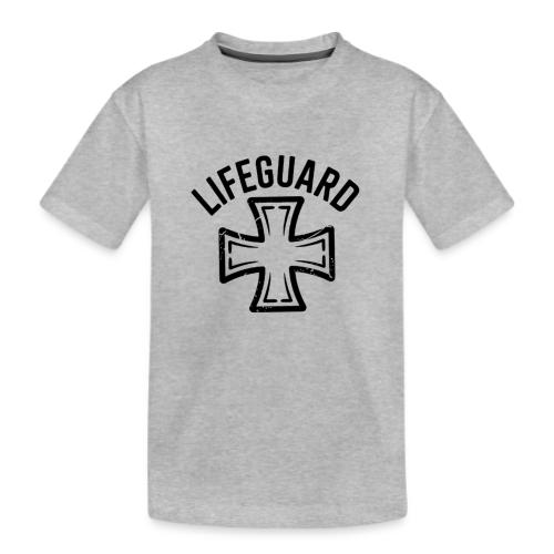 Lifeguard Cross Emblem - Kid's Premium Organic T-Shirt