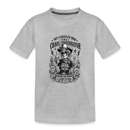 Chaos Coordinator Mom Skeleton Cowgirl - Kid's Premium Organic T-Shirt