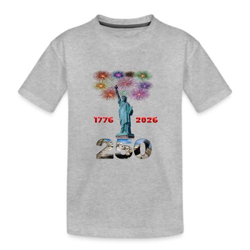 1776 - 2026 | 250 Years USA | Fireworks - Kid's Premium Organic T-Shirt