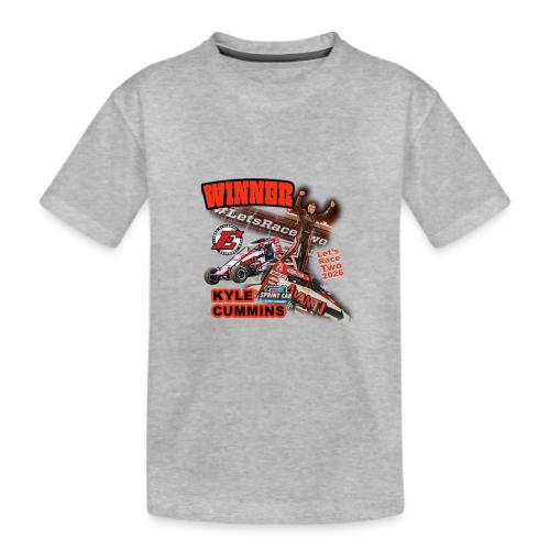 Kyle Cummins #LetsRaceTwo Winner - Kid's Premium Organic T-Shirt