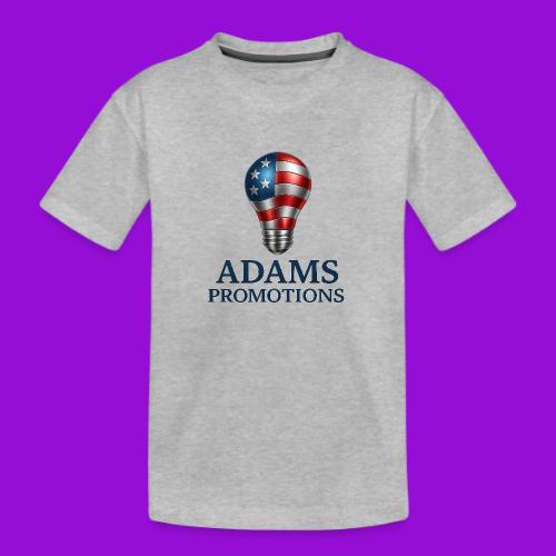 Adams promotions American flag metallic light bulb - Kid's Premium Organic T-Shirt
