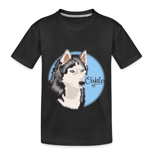 Oakley the Husky from Gone to the Snow Dogs - Kid's Premium Organic T-Shirt