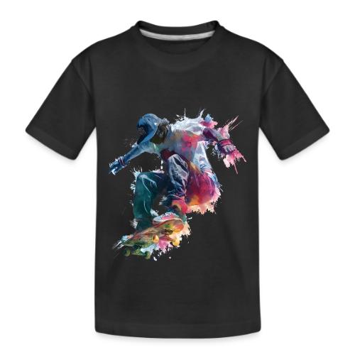Skateboarding: Ride the Colors - Kid's Premium Organic T-Shirt