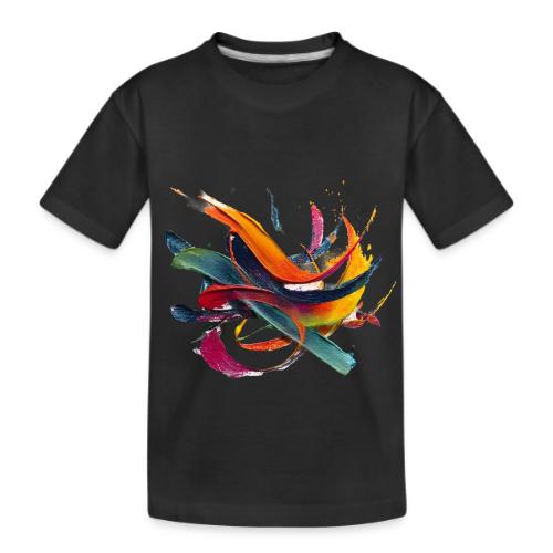 Colorful Waves - Kid's Premium Organic T-Shirt