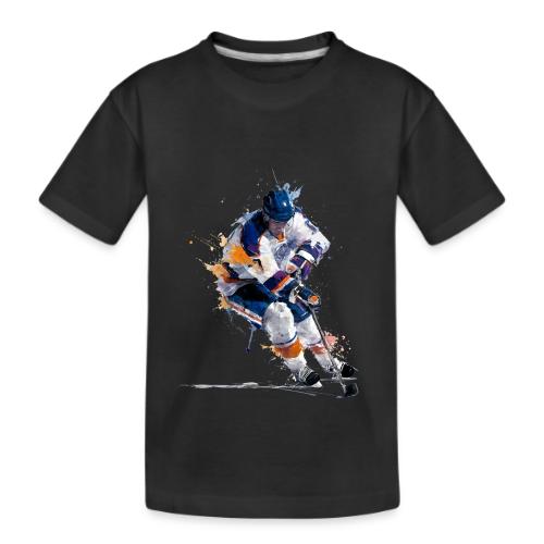 Hockey: Icy Streaks - Kid's Premium Organic T-Shirt