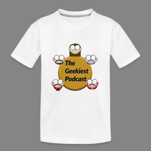 The Geekiest Podcast Logo - Kid's Premium Organic T-Shirt