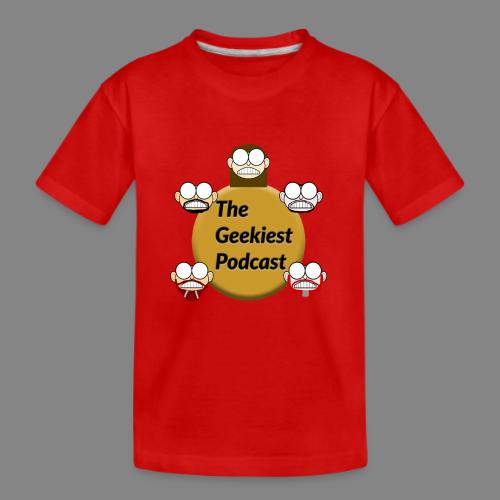 The Geekiest Podcast Logo - Kid's Premium Organic T-Shirt