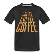 Vintage Science Fiction COFFEE TSci Fi Fans by ASJ - Kid’s Premium Organic T-Shirt