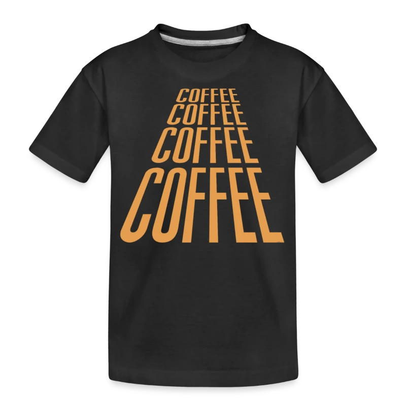 Vintage Science Fiction COFFEE TSci Fi Fans by ASJ - Kid’s Premium Organic T-Shirt