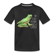 My Spirit Animal is a Coqui Boricua Puerto Rico Re - Kid’s Premium Organic T-Shirt