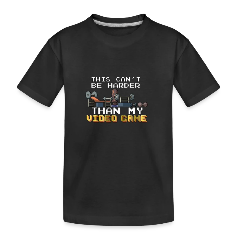 Workout Fitness and Motivational Designs by ASJ - Kid’s Premium Organic T-Shirt