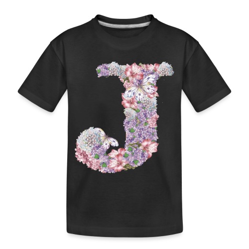 Letter J - Kid's Premium Organic T-Shirt