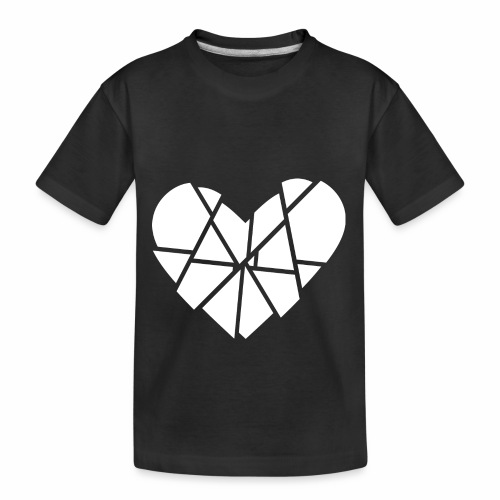 Heart Broken Shards Anti Valentine's Day - Kid's Premium Organic T-Shirt
