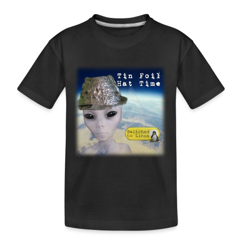 Tin Foil Hat Time (Earth) - Kid's Premium Organic T-Shirt