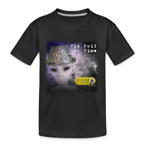 Tin Foil Hat Time (Space) - Kid's Premium Organic T-Shirt
