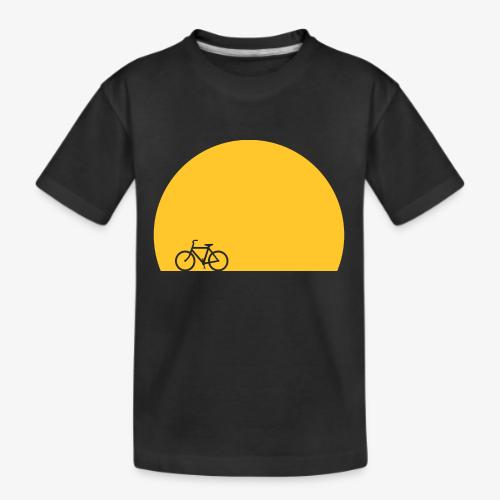 Sundown Bicycle - Kid's Premium Organic T-Shirt