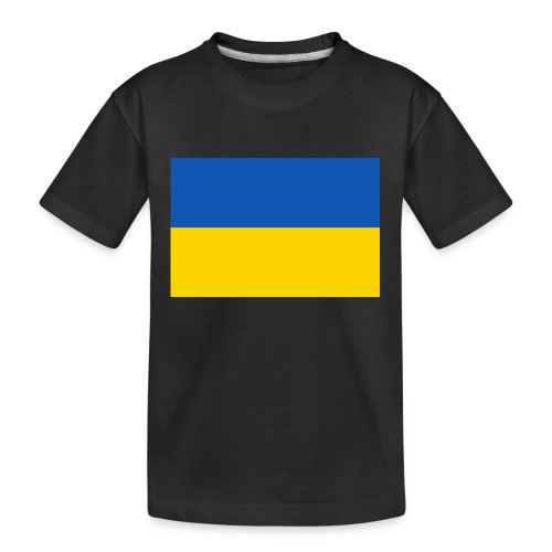 Ukraine Flag - Kid's Premium Organic T-Shirt