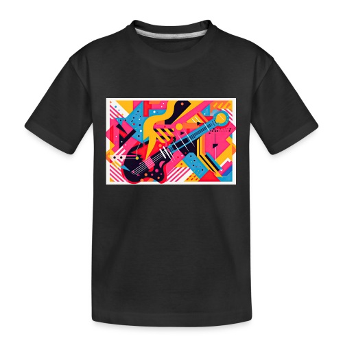 Memphis Design Rockabilly Abstract - Kid's Premium Organic T-Shirt