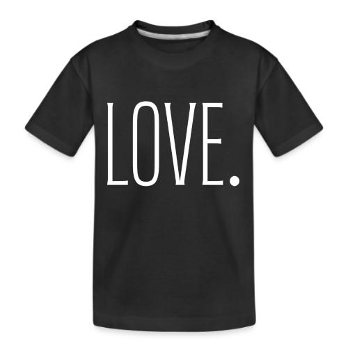 Smoon City_Just Text 6 Love Thin White - Kid's Premium Organic T-Shirt