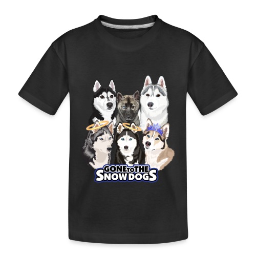 The Gone to the Snow Dogs Husky Pack! - Kid's Premium Organic T-Shirt