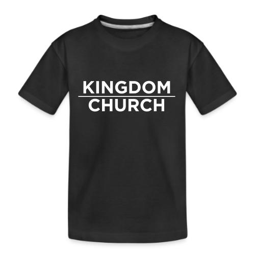 KingdomOverChurchWhite - Kid's Premium Organic T-Shirt