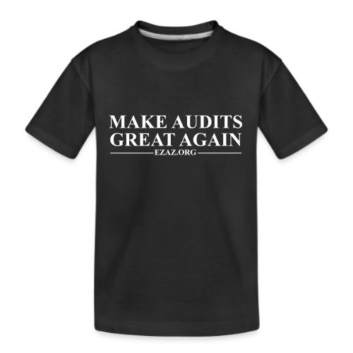 MAGA MAKE AUDITS GREAT AGAIN - Kid's Premium Organic T-Shirt