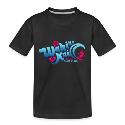 Wahine Kai LOGO international blue - Kid's Premium Organic T-Shirt