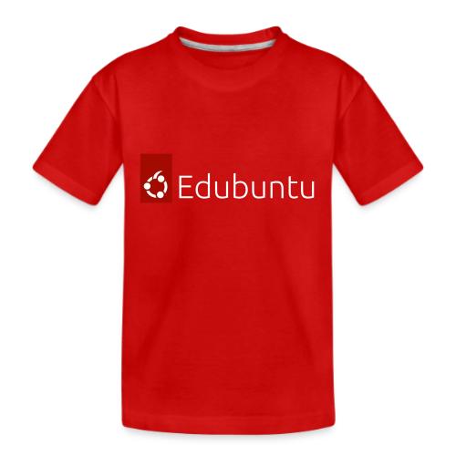Edubuntu Logo 2023 - White - Kid's Premium Organic T-Shirt