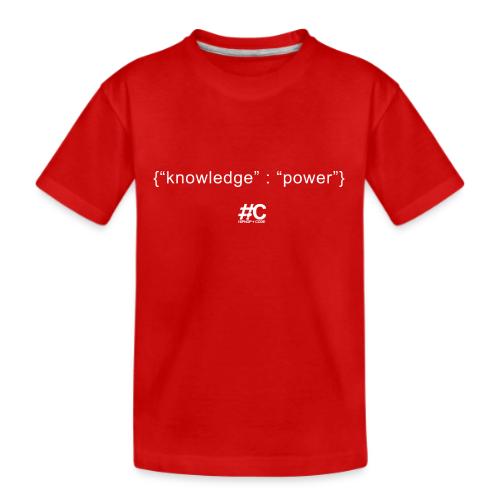 knowledge is the key - Kid's Premium Organic T-Shirt