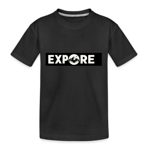 Adventure Oxygen Nature Mountain Forest Typography - Kid's Premium Organic T-Shirt