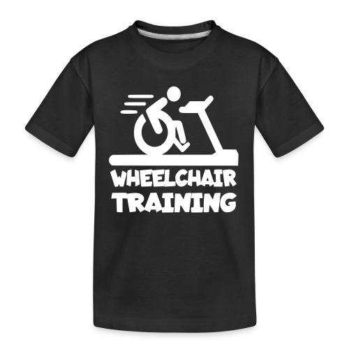 Wheelchair training for lazy wheelchair users - Kid's Premium Organic T-Shirt