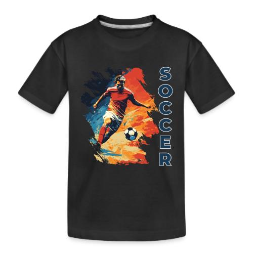 Soccer Action Pulse - Kid's Premium Organic T-Shirt