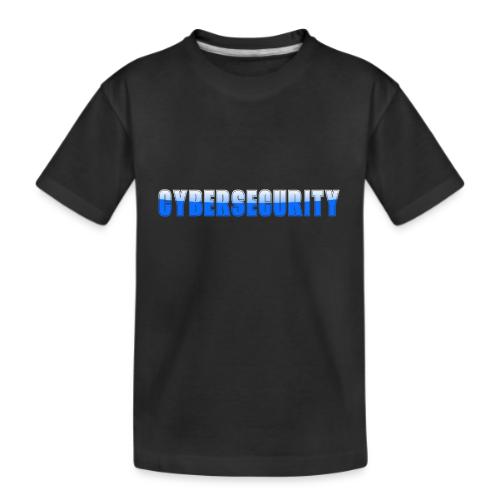 Cybersecurity Word Art Design - Kid's Premium Organic T-Shirt