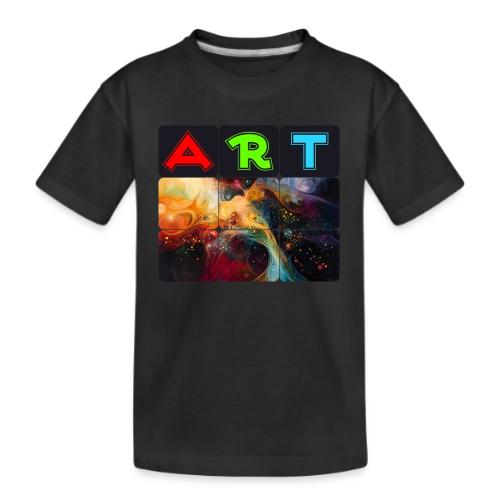 Waves of Art - Kid's Premium Organic T-Shirt