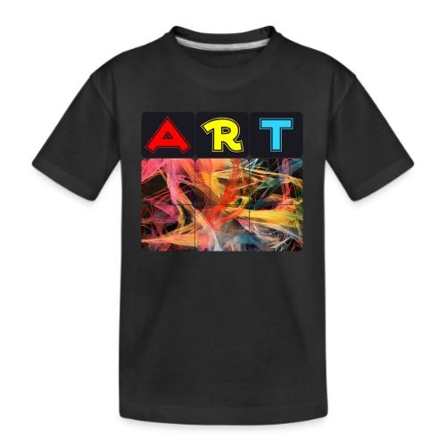 Chaotic Threads of Art - Kid's Premium Organic T-Shirt