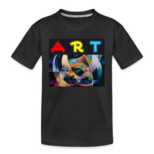 Art of Stripes and Shades - Kid's Premium Organic T-Shirt