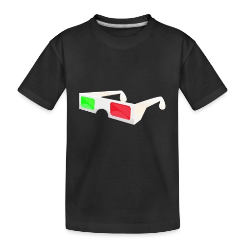 3D red green glasses - Kid's Premium Organic T-Shirt