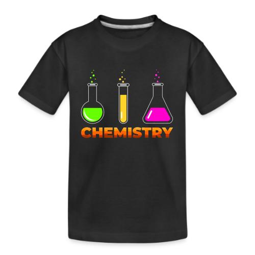 Chemistry: Elements in Motion - Kid's Premium Organic T-Shirt