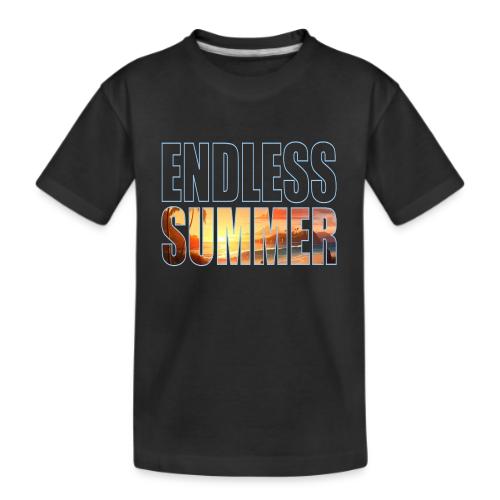 Golden Summer Vibes - Kid's Premium Organic T-Shirt