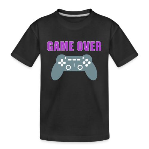 Game Over Gamer Controller Design - Kid's Premium Organic T-Shirt